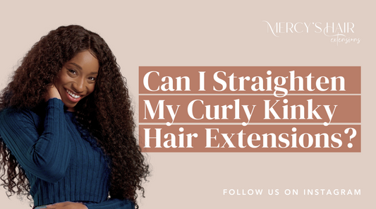 Can I Straighten Natural Kinky Hair Extensions For Black Women