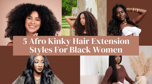 Afro Kinky Hair Extensions For Black Women Natural Hair Type