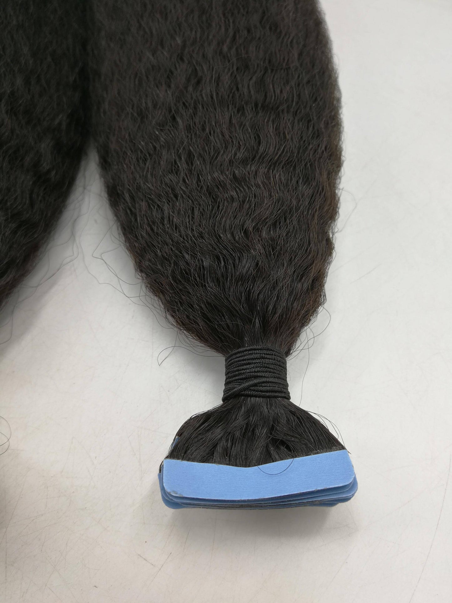 Tape hairs Thin Mongolian Kinky straight