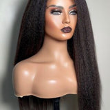 Zara Kinky Straight 5X5 HD Lace Wig Closure.