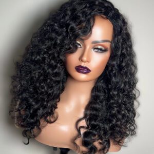 Cora Raw Indian Wavy Curly Flip Over Wig 20