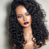 Cora Raw Indian WavyCurly Flip Over Wig 20