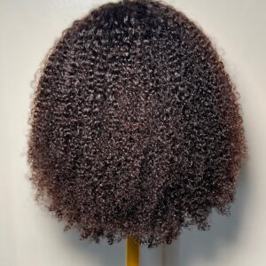 Paige Kinky Curly frontal Bang Wig 18"