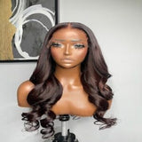 HD Lace Closure Wig (Machine made with fine details finished by hand)