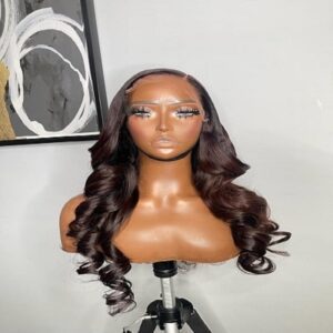 HD Lace Closure Wig (Machine made with fine details finished by hand)