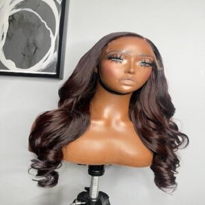 HD Lace Closure Wig (Machine made with fine details finished by hand)