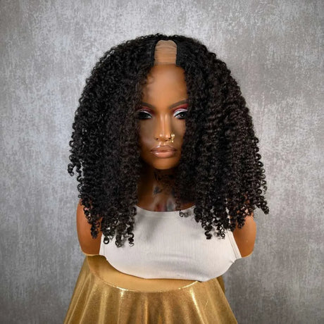 Beginner-Friendly Kinky Curly U-Part Wig