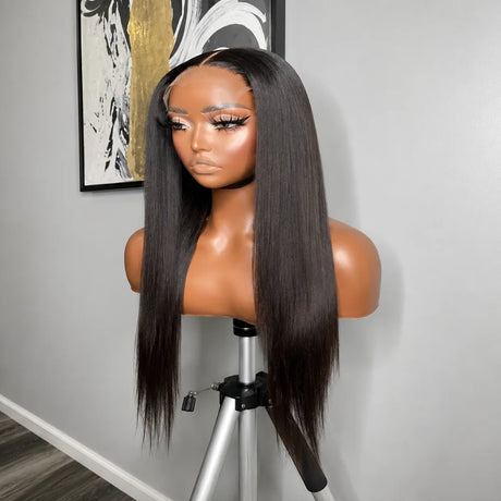 Jaz 5×5 HD Lace Closure Kinky Straight Wig For Women
