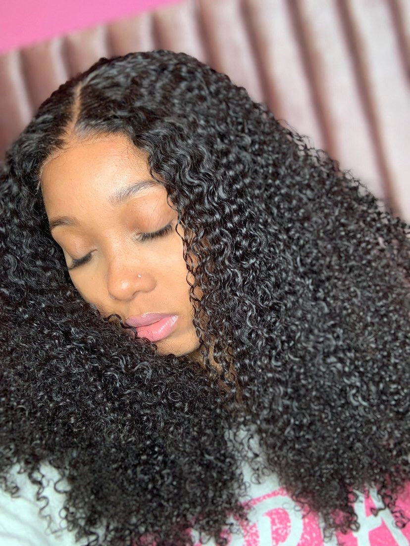 KINKY CURLY HD LACE CLOSURE 5X5 WIG