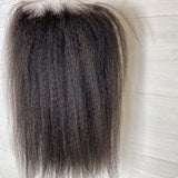 Kinky Straight 5X5 Swiss HD Lace Closure Wig