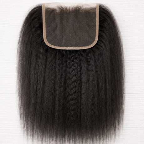 Kinky Straight 5×5 Swiss HD Lace Closure Stylish Look