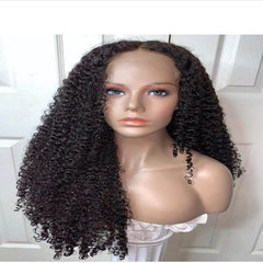 Mongolian Kinky Curly Unit 5x5 HD Lace Closure Wig