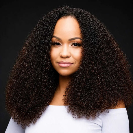 Mongolian Soft Kinky Curly Hair Stylish Look