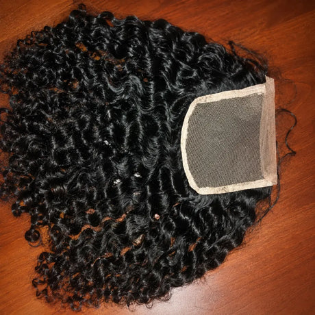 Virgin Mongolian Loose Curly 5x5 HD Lace Closure