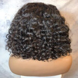 "Nicole" raw indian Curly 4x4 Closure Unit Wig