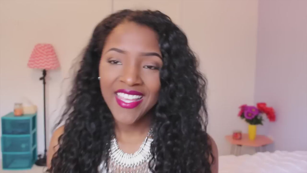 Curly Clip-in Tutorial video (Mercy's Hair Extensions- Mongolian Loose Curly