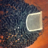 Virgin Mongolian Loose Curly Lace Closure