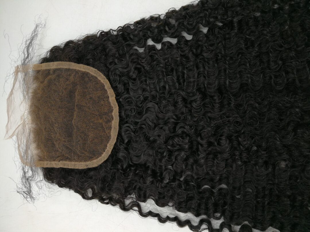 Mongolian Kinky Curly 5x5 HD Lace Closure Hair Extensions